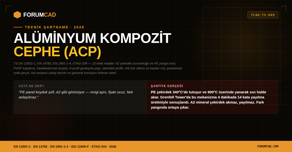 Alüminyum Kompozit Cephe (ACP) Teknik Şartnamesi: Usta Bahaneleri ve Şantiye Gerçekleri